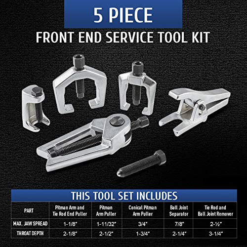 Orion Motor Tech OMT 5in1 Ball Joint Separator, Pitman Arm Puller