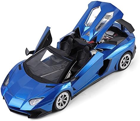 Blue Classic Remote Control Sport Car Racer Turbo Convertible Racer Scale 1:14