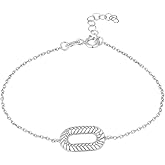 Vanbelle Sterling Silver Jewelry - Rhodium Plated with 925 Stamp - Fancy Textured Link Bracelet - Beautifully Handmade for Women - 16.5cm Long + 2.5cm Extender
