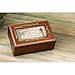 Cottage Garden True Friend Reaches Hand Touches Woodgrain Embossed Rose Petite Music Box Plays That's What Friends are for