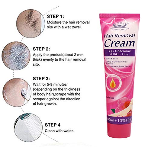 110 ML Hair Removal Cream for Body Leg Armpit Unisex No Damage No Pain Anti Allergic Mousse Spray Foam Mousse Natural Painless Depilatory (Hot Pink)