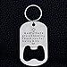 Melix Home Godfather Gifts Godfathers are a blessing .Thank You or Being Mine Bottle Opener Keychain (White)