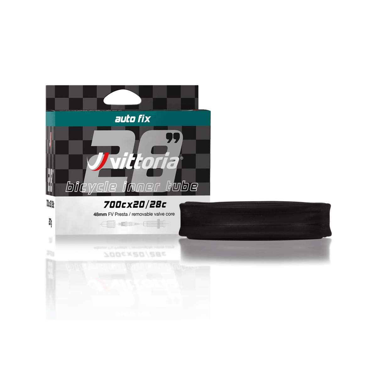 Vittoria Auto Fix Inner Tube: Black 26X2.3-2.5" Pv Rvc 4