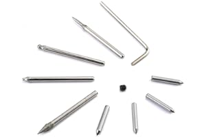 10PCS Engraver Diamond Point Tungsten Carbide Steel Bits & Spare Parts Set for UTOOL Engraving Tool