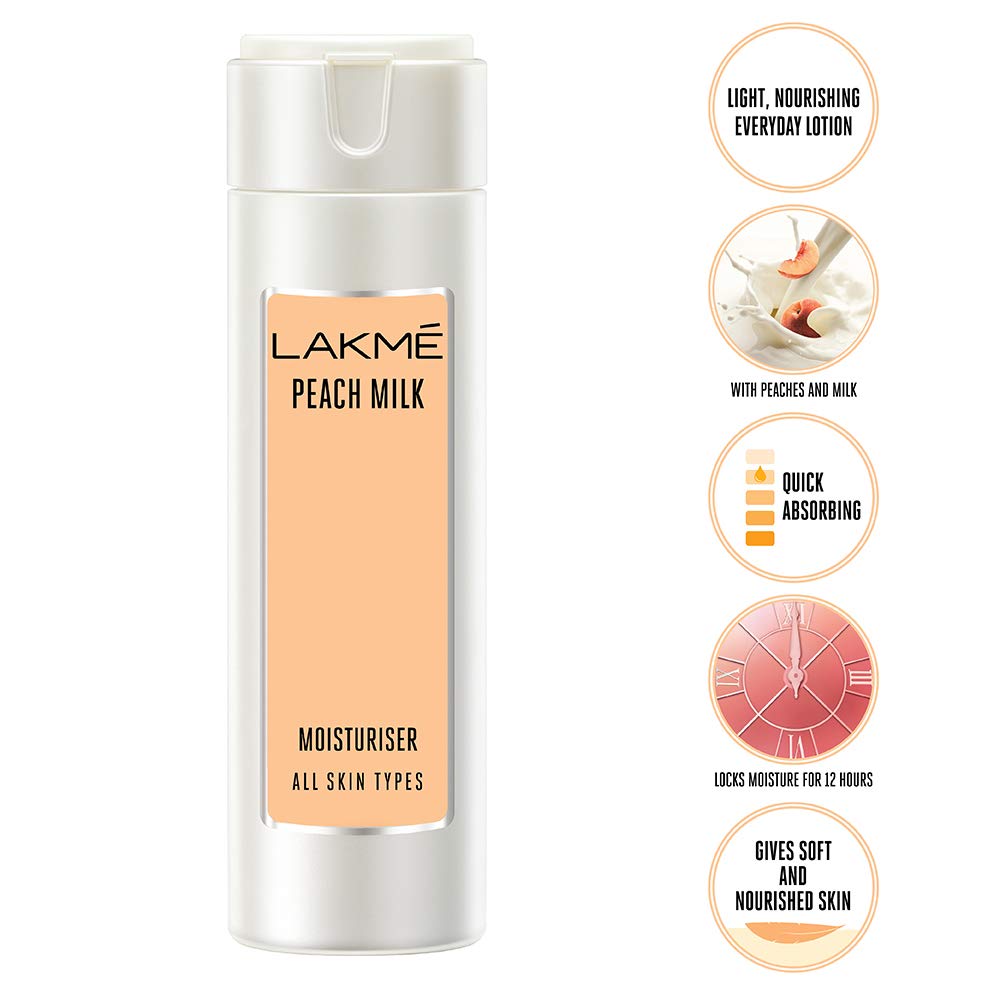 lakme peach milk moisturizer 200ml price