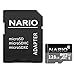 NARIO 128GB Micro SD SDXC Card High Speed Memory Card With SD Card Adapter