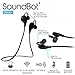 SoundBot SB561 Stereo Bluetooth 4.0 Sports Active Wireless Headset High-Performance Earbud Earphone w/ 7Days of Standby time, 6Hrs of Talk or Music Streaming Playback Time, & Crystal Clear Voice
