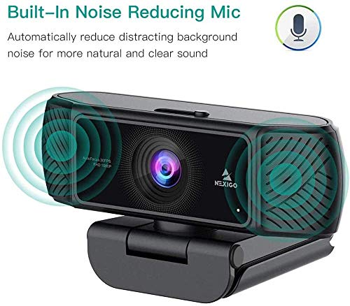 NexiGo AutoFocus 1080P Webcam with Microphone and Privacy Cover, Business Streaming USB Web Camera, Plug and Play, for… - Image 4