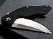 Eafengrow Moon Folding Knife D2 Steel Blade G10 Handle Scales Pocket Knife Outdoor EDC Tool Knifes(Moon-Black)