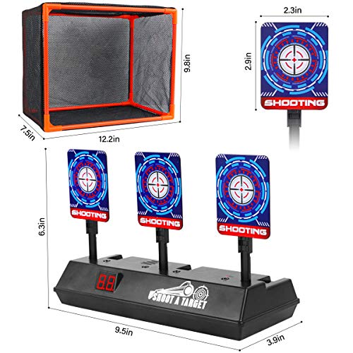 2 Pack Shooting Games Electronic Digital Shooting Target, Nerf Guns