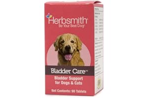 Herbsmith Bladder Care for Cats and Dogs – Maintains Urinary Health for Dogs and Cats – Dog and Cat Kidney Support – 90 Tablets