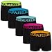 5Mayi Men's Underwear Boxer Briefs Cotton Regular Long Mens Boxer Briefs Underwear Men Pack S M L XL XXL (Large, A:5 pairs Short-leg boxer briefs)