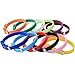 EXPAWLORER Puppy ID Collars for Litter - 12 PCS Soft Silicone Whelping Identification Collar with Record Keeping Charts, Newborn Puppy Collars in Assorted Colors, Make Holes by Yourselves.