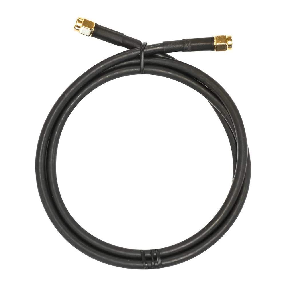 Mikrotik SMASMA Coaxial Cable 1 m SMA Black – Coaxial Cables (SMA, SMA, Gold, Straight, Straight, 1 m)