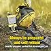 Blazin Rechargeable Solar Camping Lantern | 600 Lumen USB Solar Camp Lantern | Emergency Power Bank Phone Charger | Storm, Power Outage Lanterns