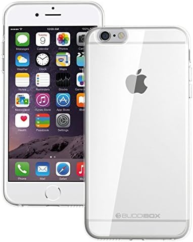 iPhone 6 Plus Case, BUDDIBOX iPhone 6 6s PLUS Clear Case [ICE Series] Scratch Resistant TPU Drop Proof Protective Bumper Case for Apple iPhone 6s 6 PLUS (5.5 inch) - Total Clear