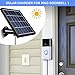 SATINIOR Solar Panel Compatible with Ring Video Doorbell 1, Waterproof Charge Continuously, 5 V/ 3.5 W (Max) Output, Includes Secure Wall Mount, 3.6 M/12 ft Power Cable (No Include Camera)