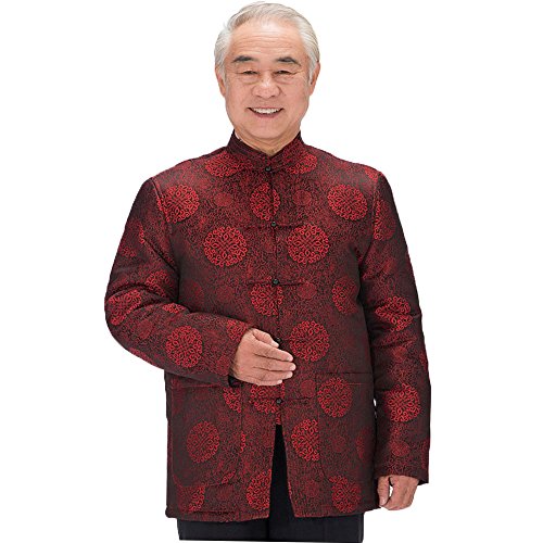 FangNer Mens Old-fashioned Jacket Cotton Clothing Chinese style Long-sleeved Tang Suit