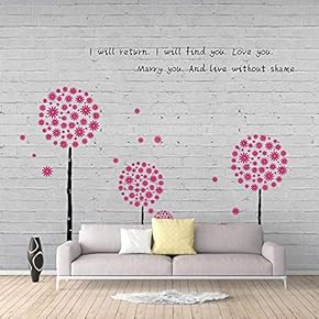 Wall Murals for Bedroom Beautiful Creative Abstract Removable Wallpaper Peel and Stick Wall Stickers - 66x96 inches