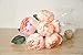 Doinshop Artificial Peony Silk Flower Leaf Home Wedding Party Décor 1 Bouquet 6 Heads (Beige)
