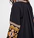 R.Vivimos Womens Autumn Long Sleeve Embroidery Oversized Single Breasted Button Up Dresses with Pockets (Large,Black)