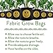 FHQSX Grow Bags Fabric Aeration Container Gardering with Handles/6-pack 7 Gallon (7 Gallon)thumb 1