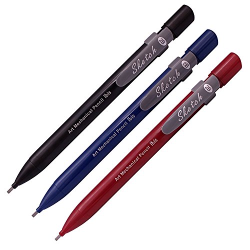 Sketch Flat Lead 1.8 mm Holder Pen Mechanical Pencil for Draft Drawing