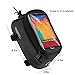 COTEetCI Bicycle Frame Front Tube Beam Bag Transparent PVC Cycling Pannier Pouch Basket for 5.7 inch Mobile Phone Screen Touch Holder