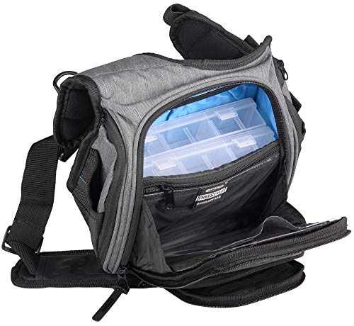 Spro Freestyle Shoulder Bag V2 25x11x27cm - Kunstködertasche zum Spinnangeln, Schultertasche für Raubfischangler, Angeltasche für Raubfischköder – Bild 4