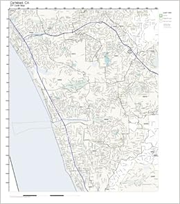 Carlsbad Zip Code Map Zip Code Wall Map Of Carlsbad, Ca Zip Code Map Laminated: Amazon.com:  Office Products