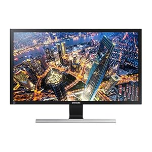 Samsung-U28E590D-28-Inch-LCDLED-Monitor-Black Samsung LU28E590 28 Inch UHD 4K Monitor - Ultra HD 3840x2160, 1ms - 2 x HDMI, DisplayPort