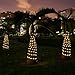 Icicle Solar Rope Lights, 33ft 100 LED Waterproof Solar String Lighting for Indoor/Outdoor, Patio, Lawn, Garden, Christmas, and Holiday Festivals Decorations (Warm White)