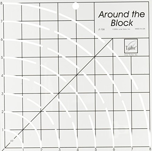 June Tailor 8-Inch-by-8-Inch Around The Block Ruler