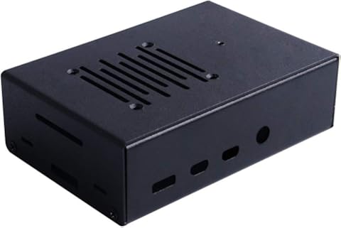 ILS ZP0070 - Carcasa de aleación de aluminio con ventilador de refrigeración y disipador de calor para Raspberry Pi 4B