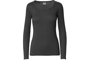 32 Degrees Heat Womens Ultra Soft Thermal Lightweight Baselayer Scoop Neck Long Sleeve Top