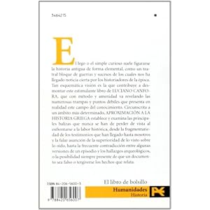 Aproximacion a la historia griega / Approach to Grieg History (El Libro De Bolsillo) (Spanish Edition)