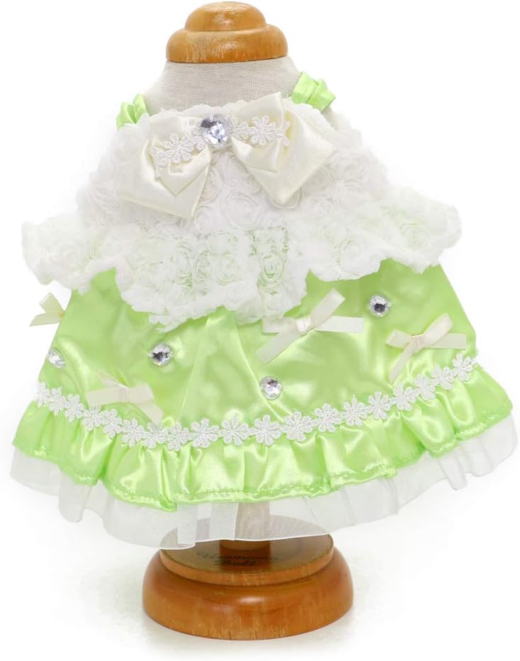 Amazon マザーガーデン うさももドール 着せ替え用お洋服 Mサイズ グリーンドレス ぬいぐるみ おもちゃ