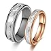 Global Jewelry Titanium Stainless Steel We Love Each Other Wedding Band Set Anniversary/engagement/promise/couple Ring Best Gift