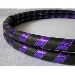 Infinity Collapsible Weighted Exercise Travel Hoop, Ship 1 or 100 One Low Price (violet/black, 38