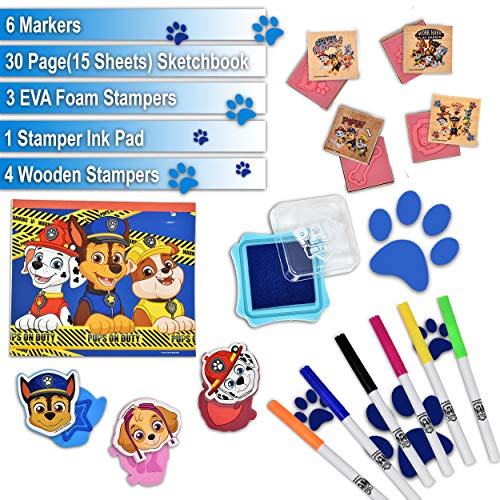 Paw Patrol Coloring Stamper and Activity Set, Mess Free Craft Kit for Toddlers and Kids, Drawing Art - //coolthings.us