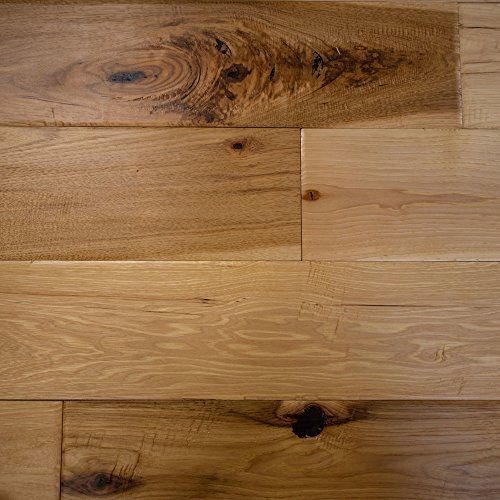 Hickory Character (Natural) Prefinished Solid Wood Flooring 5" x 3/4