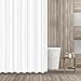 Hermosa Collection Heavy Fabric 230 GSM Waffle Shower Curtain 72-Inch-by-72, White