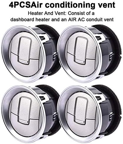YakeHome Air Vent Duct Chrome Set for 2009-2014 Ford F150 Dashboard AC Heater Cozy Trendy Astonishing approving
