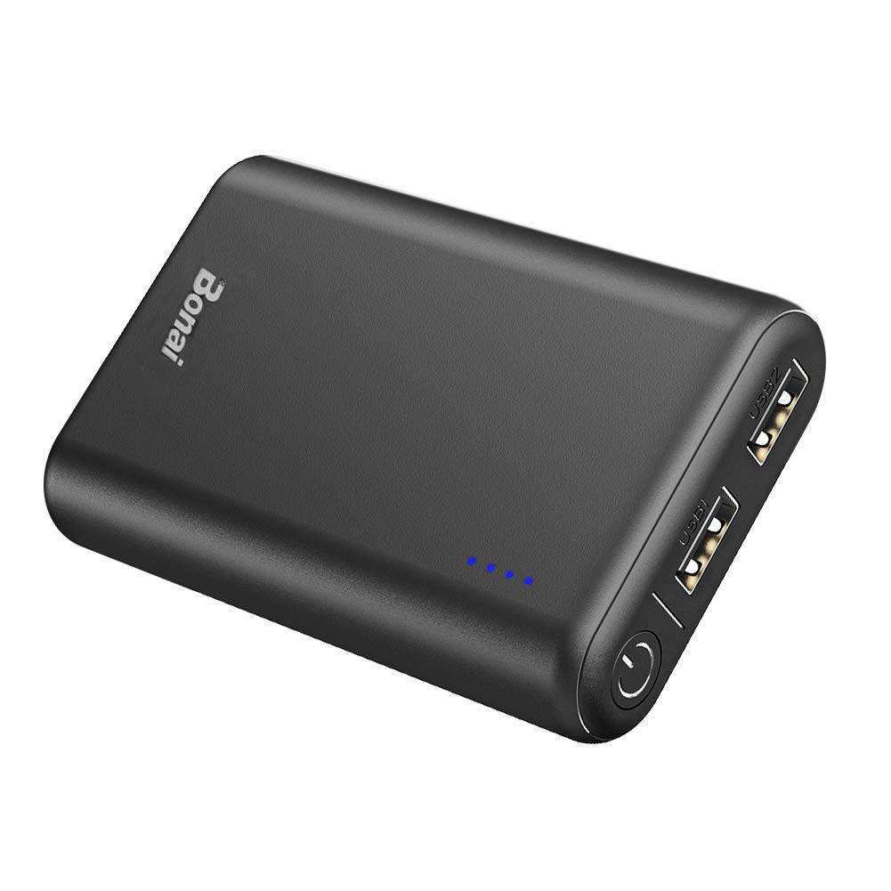 BONAI Batería Externa 7800mAh Power Bank Carga Rápida 5V/2.1A Cargador Portátil Móvil Compatible para iPhone iPad Samsung Dispositivos Android Tablets (Micro Cable de Carga Incluido)