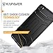 KAPAVER Xiaomi Mi5 Tough Rugged Case Cover - Solid Black Shock Proof Bumper Case