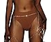 Women Sexy Rhinestone Bikini Leg Body Chain Thigh Jewelry (Silver Color)