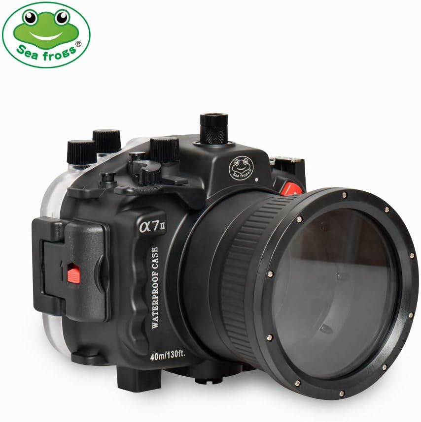 Seafrogs Waterproof Housing for Sony A7II Camera Scuba Diving Water Sport Swimming Drifting Surfing Camera Protective Case Bag