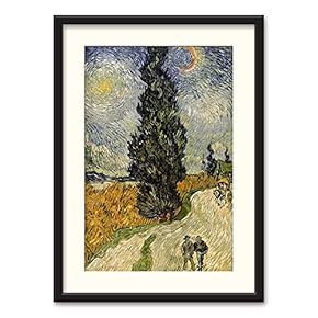 Black Framed Famous Painting Home Artwork for Living Room Bedroom