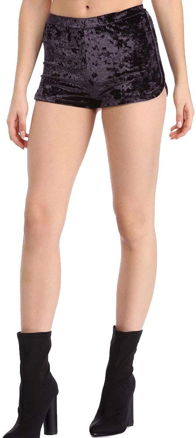 Ladies Velvet Shorts High Waist Trousers Shorts Ladies Casual Fashion Brands Young Fashion Loose