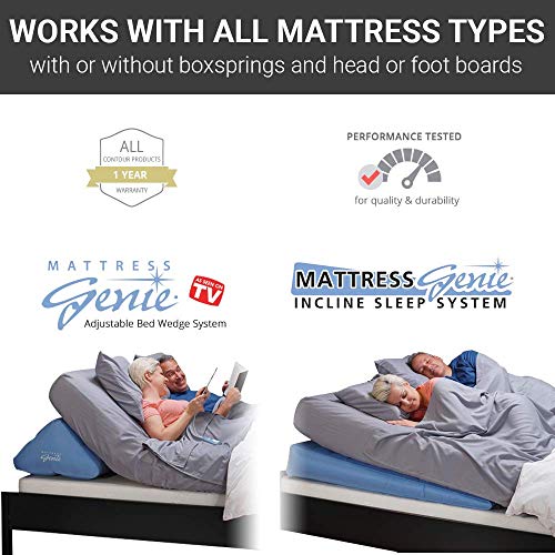 Contour Mattress Genie Adjustable Bed Wedge System Inflatable Under The Bed Wedge Mattress